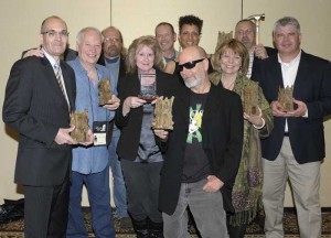 Rocky (left) with the 2012 Bram Stoker Award winners) in Salt Lake City